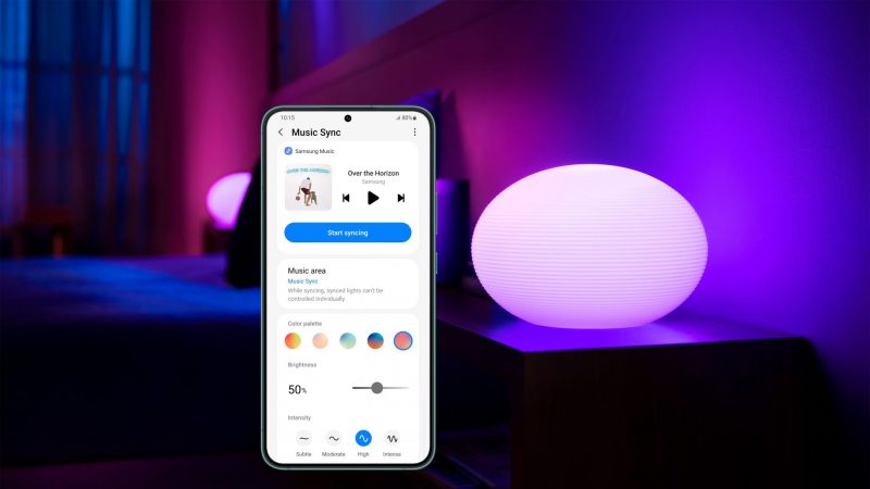 سامسونج SmartThings تعزّز شراكتها مع Philips Hue لخلق تجارب أفلام وموسيقى وإضاءة منزلية ذكية غامرة